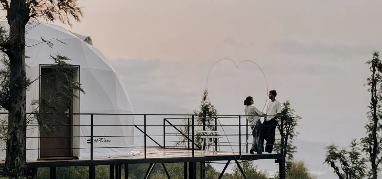 dome stay Wayanad, igloo stay Wayanad, glamping Wayanad, Wayanad tour package, unique stay Wayanad, Wayanad luxury camping, Wayanad Trip Planner LLP